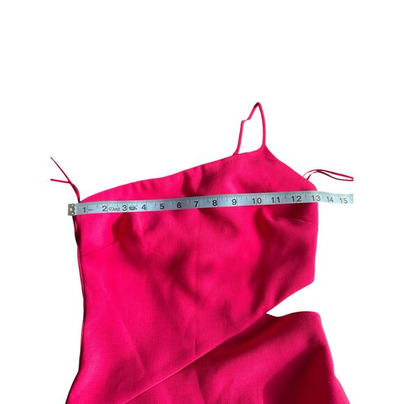 Likely Pink Sleeveless Prom Josephine One-Shoulder Formal Maxi Gown Size 0 - Picture 11 of 13